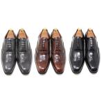 GLENFORD 本革 ハンドメイド スクエアトゥ ウィングチップ フルブローグ メダリオン マッケイ製法 ブラック ブラウン グレー アドバンフィニッシュ 3002