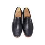 GLENFORD ручная работа натуральная кожа Loafer ma Kei производства закон туфли без застежки джентльмен обувь гладкий черный 829