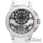 ハリーウィンストン（HARRY WINSTON）オーシャン・ビッグデイト・オートマティック 42mm OCEABD42WW002 純正バゲットダイヤモンド 18KWG 腕時計