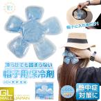 帽子用保冷剤 熱中症対策 農作業 工事現場 ヘッドクール 冷却 ひんやり 冷感マット ヘルメット用 高温対策 アイスハット アイスヘッド ハット