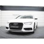 アウディ A7 Sライン S7 4G 後期 フロント リップ スポイラー