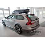 2016- ボルボ V90 / クロスカントリー リア バンパー プロテクター ガード マットブラック