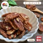 ピーカンナッツ 生 500g メール便 送料無料 無塩 無添加 無油 ペカンナッツ ナッツ アメリカ産 メープルシロップ漬け おやつ 製菓 バターの木 おつまみ