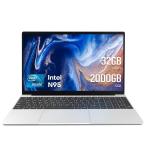 15.6型 インテル N95高速 CPU 4コア/1.7GHz~3.4GHz/NvMe対応高速SSD 1000G/ 32Gメモリー DDR4/WIFI対応/1920x1080/Win11 Pro ノートパソコン/190万画素カメラ