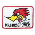 ワッペン アイロン クレイスミス パッチ MR.HORSEPOWER キャラクター アメカジ アップリケ わっぺん wappen アイロンで簡単貼り付け