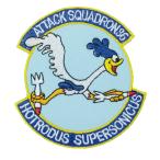 ワッペン アイロン キャラクター アメカジ ATTACK HOT RODOUS バード デザイン アップリケ わっぺん wappen アイロンで簡単貼り付け