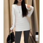 ロングTシャツ 重ね着フィットカットソー