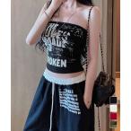  Британия знак Logo tube top cup есть bare top женский Корея лето свободный размер 