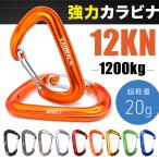 カラビナ カラビナフック カラビナ 登山用 キャンプ アウトドア ハンモック ハイキング 航空アルミニウム 12KN 1個