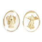  ангел. Stone [... ангел ]&[ 10 знак .. рука . делать ангел ]!2 шт. комплект!