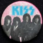  Vintage KISS - частота жесткость. значок - Canada производства диаметр 33mm