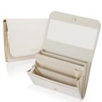 母子手帳ケース レザー 二人用 ジャバラ シンプル 母子手帳カバー 手触り良い 軽量 大容量 W16.5×H24×D3cm 保険証・母子手帳・診察券