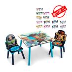 売り尽くし  デルタ Delta テーブル & チェア 2脚 セット Table & Chair Set 子供部屋 キッズ 机 イス 木製 椅子