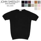 ショッピング生地 GW期間ポイント5倍 ジョンスメドレー John Smedley Tシャツ 半袖 べルデン BELDEN Crew Neck メンズ シンプル カットソー