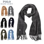 ポロ ラルフローレン POLO RALPH LAUREN マフラー ストール リバーシブルウインドウペーン PC0743