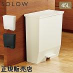 ショッピングダストbox ソロウ SOLOW ゴミ箱 ごみ箱 ダストボックス 45L ペダルオープンワイド GSLW009/010 キャスター付き