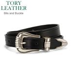 ショッピングビッツ 【並行輸入品】 トリーレザー TORY LEATHER ベルト レザー シルバー ビッツ バックル Silver Bits and Buckle 革 2193