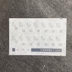 世田谷総合車両センター 77系客車標記インレタ