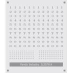 パンダ工業 IL3078-X 汎用数字インレタ（ローマン書体）