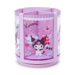 サンリオ SANRIO サンリオ ペンスタンド 紫 パープル プラスチック クロミ クロミちゃん KUROMI 360度回転 回るペンスタンド ペン立て コスメ 化粧筆 チュール…