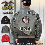 ショッピングシグネチャー アヴィレックス 783-5952019 AVIREX 《50th Anniversary》MA-1 SIGNATURE BIG LOGO / MA-1 シグネチャー ビッグロゴ ブルゾン アウター ジャケット  MA1