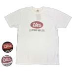 2025SSモデル【メール便で発送】 UES ウエス UES ロゴ Tシャツ 652501 プリントTシャツ ウェス 半袖Tシャツ アメカジ 日本製 綿100% ウエスクロージング 正規店