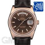 ロレックス デイデイト 118135 チョコレート　ROLEX　DAY-DATE