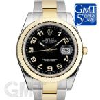 ロレックス　デイトジャストII  Ref.116333 ブラック/ゴールドアラビア　ROLEX　DA ...