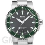 オリス アクイス デイト グレー/グリーン 733.7653.4137M　ORIS　