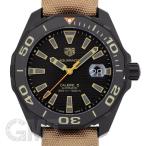 タグ・ホイヤー  アクアレーサー300M キャリバー5 ブラック チタニウム ブラウンナイロン WAY208C.FC6383 TAG HEUER 【新品】【メンズ】 【腕時計】 【送料無料