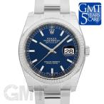 ロレックス デイトジャスト 116234 ブルー オイスターブレス ROLEX 新品 メンズ  腕時 ...