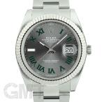 126334 グレー/グリーン ローマ オイスターブレスレット ROLEX 新品 メンズ  腕時計  送料無料  年中無休