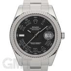 ロレックス　デイトジャスト　II Ref.116334 ブラック/グレー ローマ　　ROLEX　DA ...