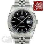 ロレックス デイトジャスト 116234 ブラック ROLEX 中古 メンズ  腕時計  送料無料  年中無休