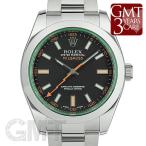 ロレックス ミルガウス 116400GV ブラック ROLEX 中古メンズ 腕時計 送料無料 年中無 ...