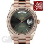 ロレックス デイデイト40 228235 オリーブグリーン ローマ ROLEX 中古　メンズ　 腕時計　 送料無料　 年中無休　