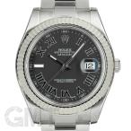 ロレックス デイトジャスト II 116334 ブラック ローマ ROLEX 【中古】【メンズ】 【 ...