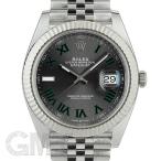 ロレックス デイトジャスト41 126334 グレー/グリーン ローマ ROLEX 【中古】【メンズ】 【腕時計】 【送料無料】 【年中無休】