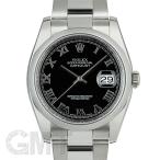 ロレックス デイトジャスト ブラック ローマ 116200 ランダムシリアル ROLEX 【中古】【 ...