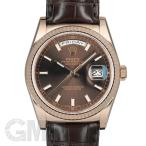 ロレックス デイデイト 118135 チョコレート ランダムシリアル ROLEX 【中古】【メンズ】 【腕時計】 【送料無料】 【年中無休】
