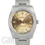 ロレックス オイスター パーペチュアル 114200 シャンパン ランダムシリアル ROLEX 中古メンズ 腕時計 送料無料 年中無休