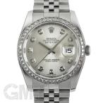 ロレックス デイトジャスト 116244G シルバー ランダムシリアル ROLEX 中古メンズ 腕時 ...
