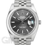 ロレックス デイトジャスト41 126300 ダークロジウム ジュビリーブレス ランダムシリアル ROLEX 中古メンズ 腕時計 送料無料 年中無休