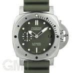 パネライ サブマーシブル ベルデ ミリターレ PAM01055 オンライン限定エディション【500本限定】 OFFICINE PANERAI 中古メンズ 腕時計 送料無料