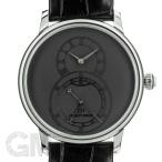 ジャケ・ドロー グランセコンド カンティエーム コート・ド・ジュネーブ J0070302400 オールブラック JAQUET DORZ 中古メンズ 腕時計 送料無料