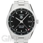 タグホイヤー カレラ ツインタイム WV2115.BA0787 ブラック TAG HEUER 中古メ ...