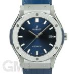 ウブロ クラシック フュージョン チタニウム ブルー 511.NX.7170.LR HUBLOT 中古メンズ 腕時計 送料無料