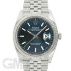 ロレックス デイトジャスト 36 126234 ブルー ジュビリーブレスレット ランダム ROLEX 中古メンズ 腕時計 送料無料