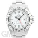 ロレックス エクスプローラーII 16570 ホワイト M番 ROLEX 中古メンズ 腕時計 送料無 ...