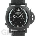 パネライ ルミノールクロノ モノプルサンテ 8DAYS GMT PAM00317 初期モデル OFFICINE PANERAI 中古メンズ 腕時計 送料無料